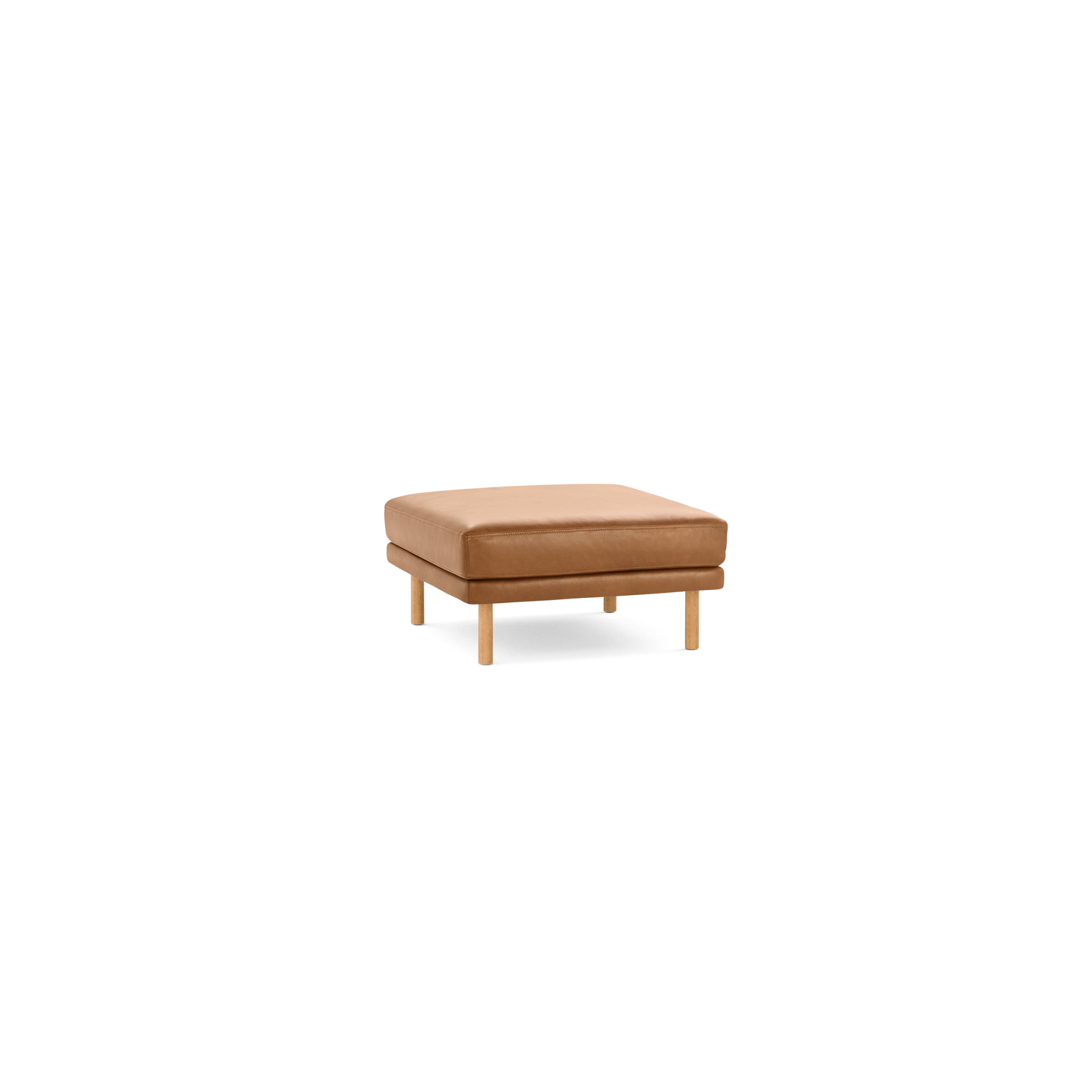 Field Leather Ottoman