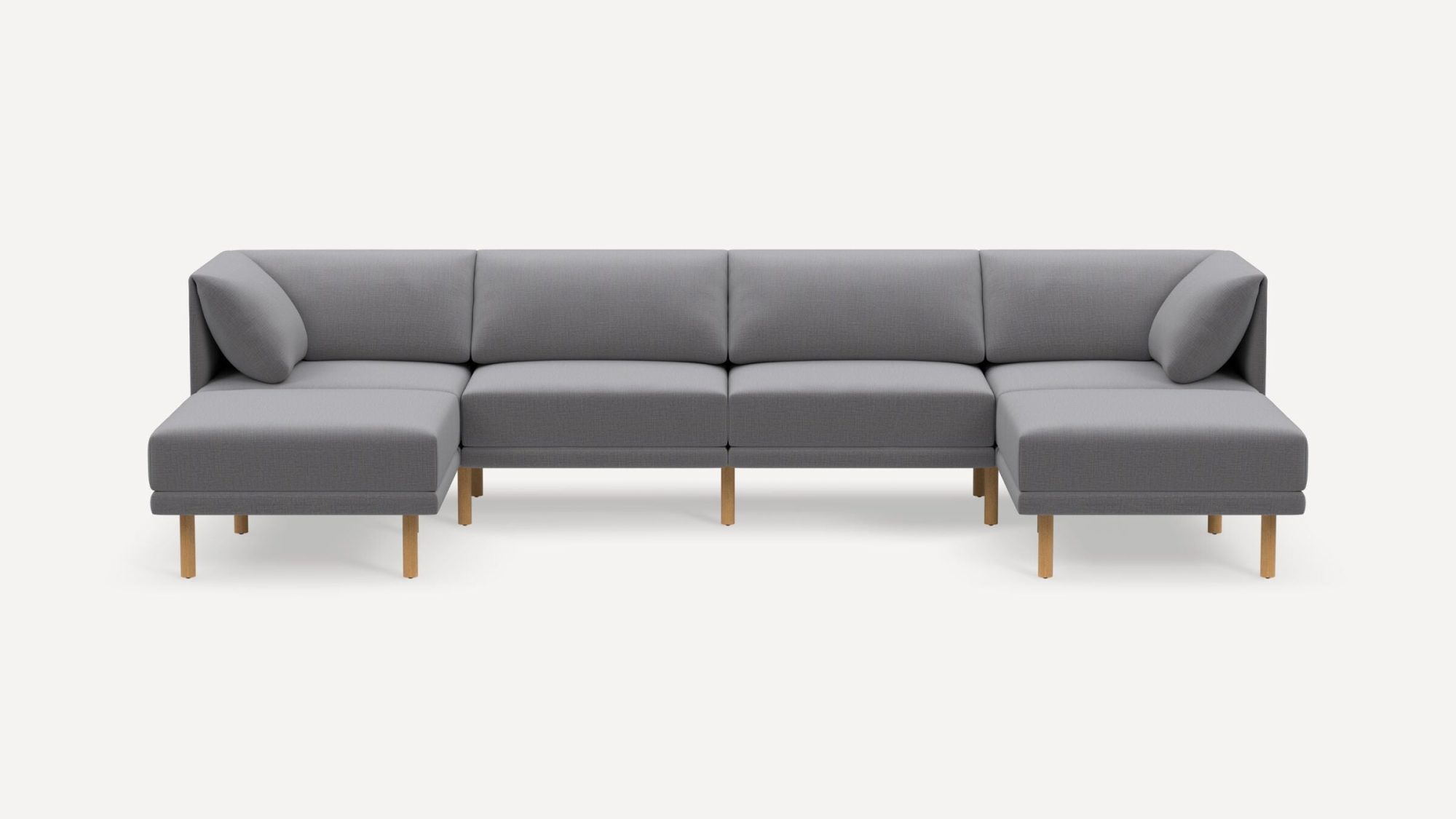 Range 6-Piece Sectional Double Lounger