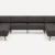 Heather Charcoal - Performance Chenille