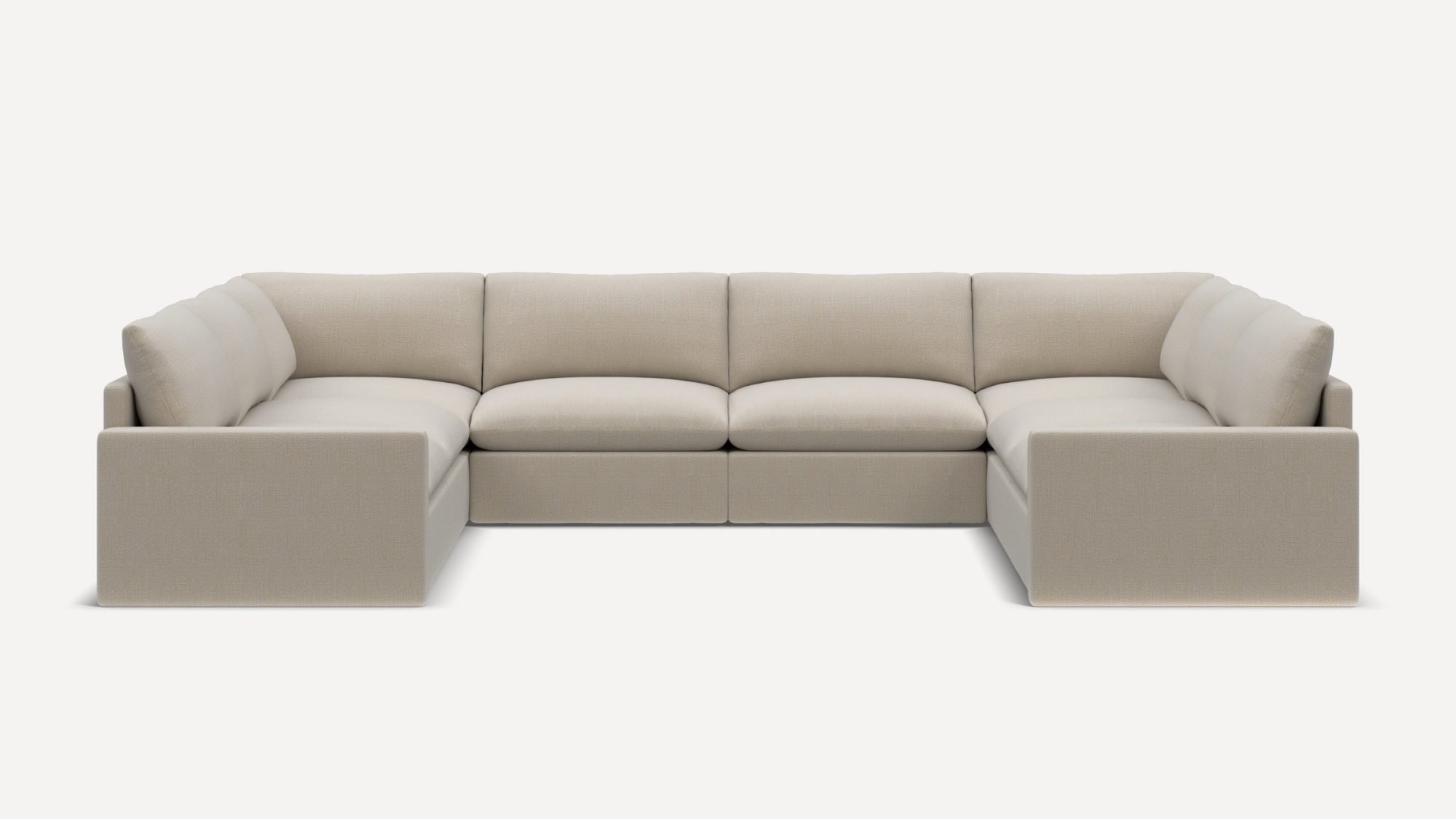 Russet 8-Piece U-Sectional