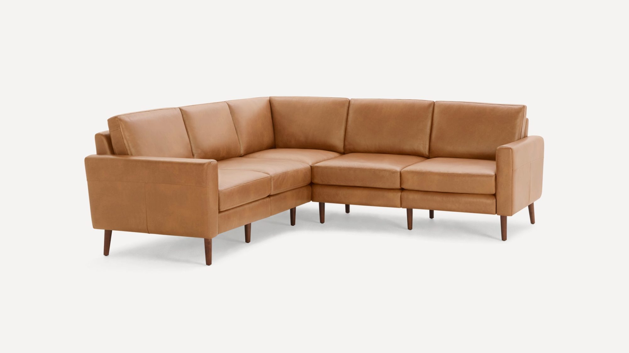 Nomad Leather 5-Seat Corner Sectional