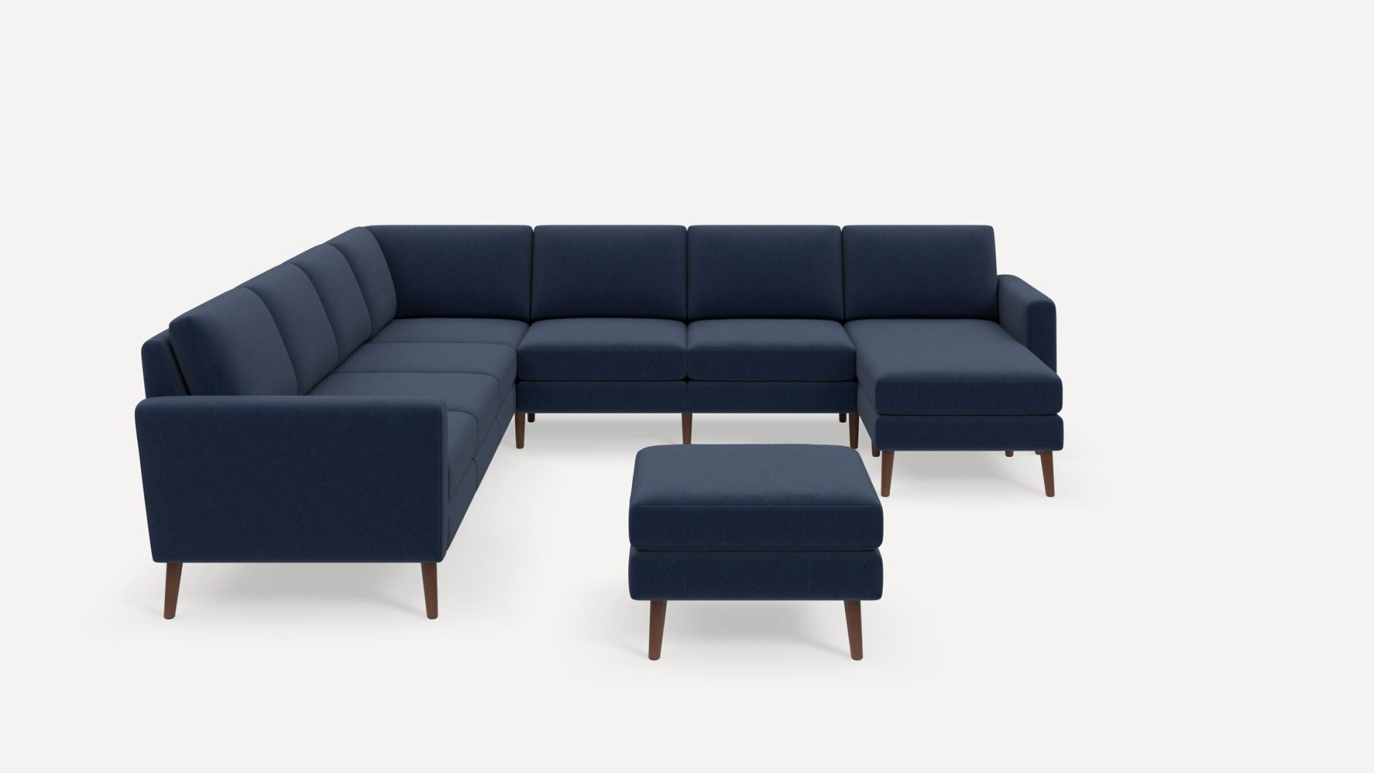 Nomad 7-Seat Corner Sectional with Chaise and Ottoman
