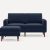 Navy Blue - Performance Flatweave
