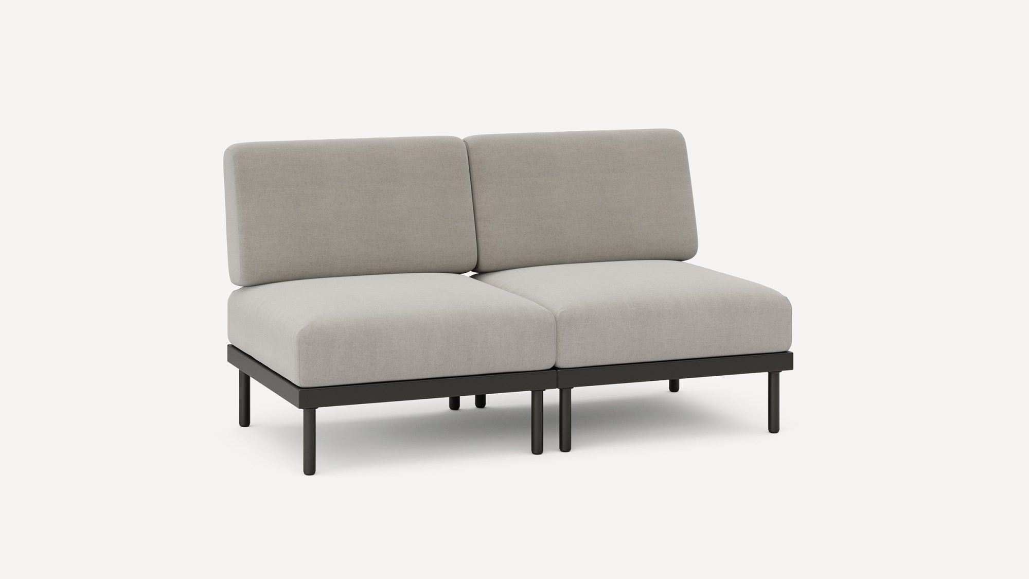 Relay Outdoor 2-Piece Armless Sofa